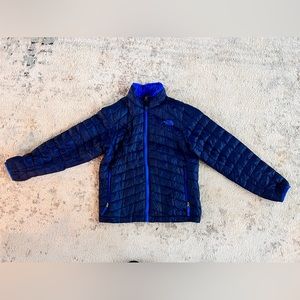 North Face Thermoball jacket- lightweight but very warm. Boys M (10/12)